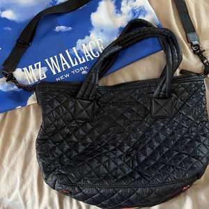 MZ Wallace Medium Sutton Crossbody Bag  black